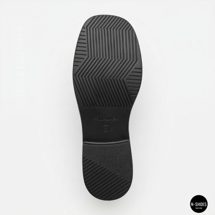 Женские черные шлепанцы Allsy Lonza 208132 035-3 BLACK стиль DG Millennials