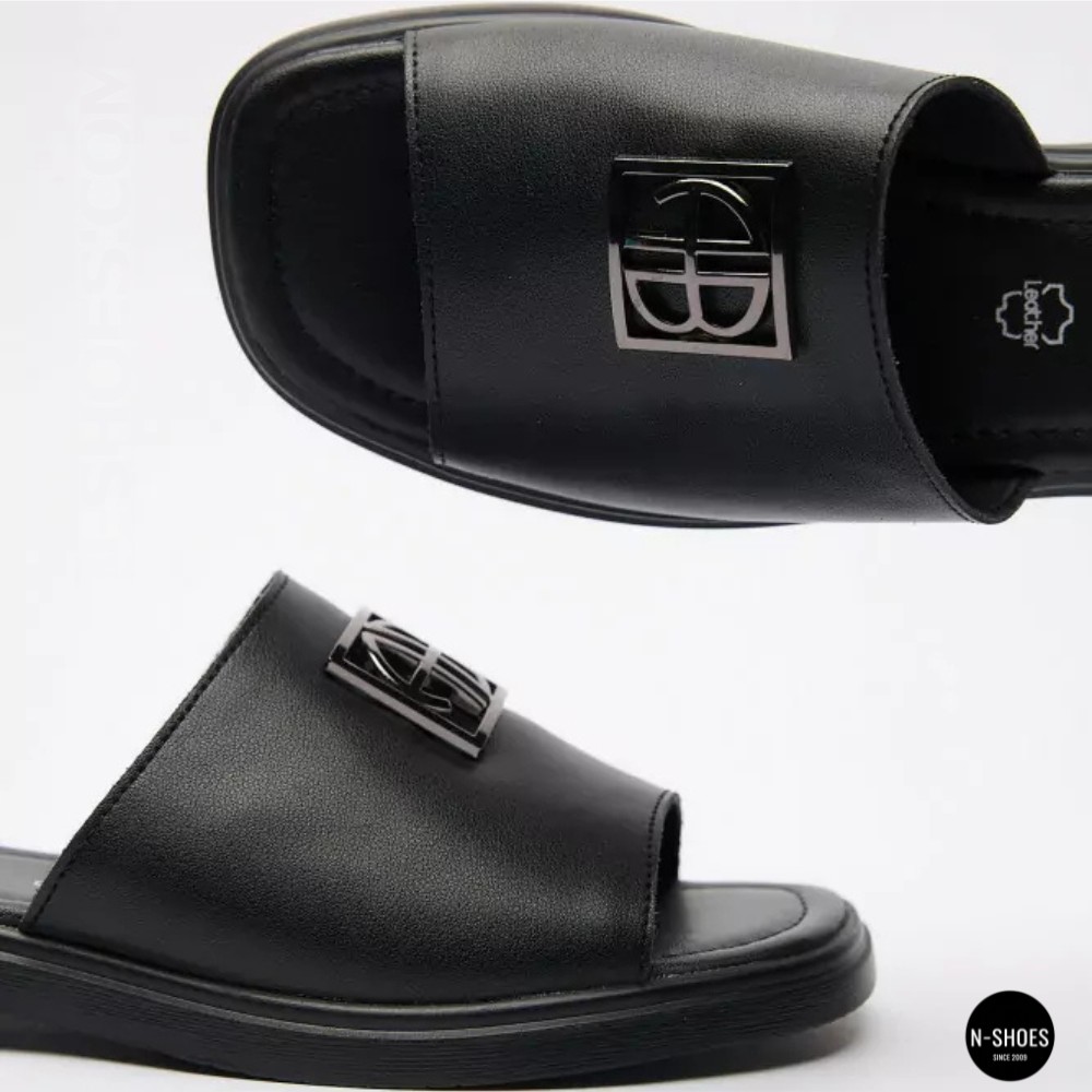 Жіночі чорні шльопанці Allsy Lonza 208132 035-3 BLACK у стилі DG Millennials