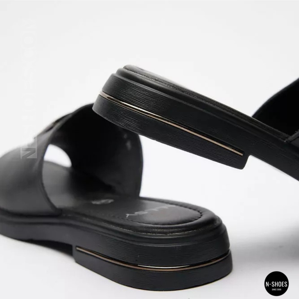 Жіночі чорні шльопанці Allsy Lonza 208132 035-3 BLACK у стилі DG Millennials