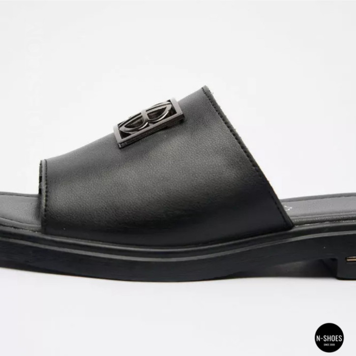 Женские черные шлепанцы Allsy Lonza 208132 035-3 BLACK стиль DG Millennials