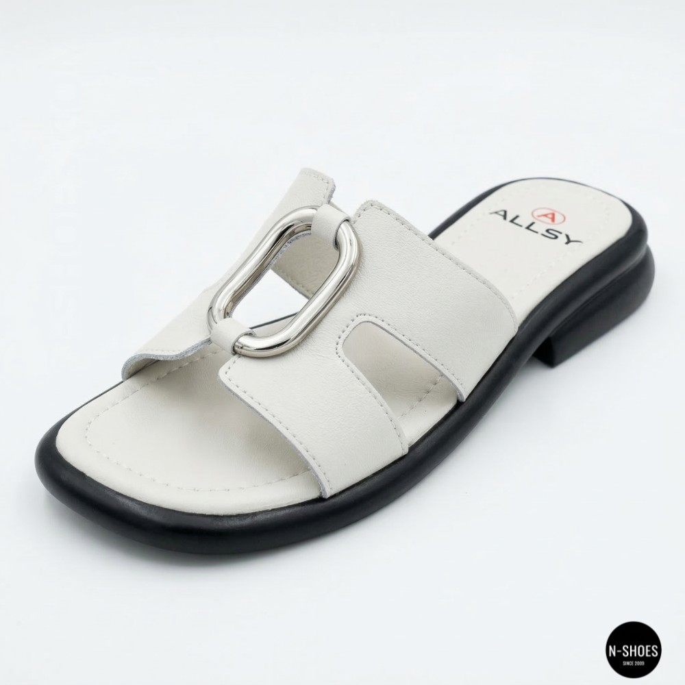 Шкіряні сабо Allsy 208137 Lonza 035-3 037-2 6119 у стилі Hermès Oran