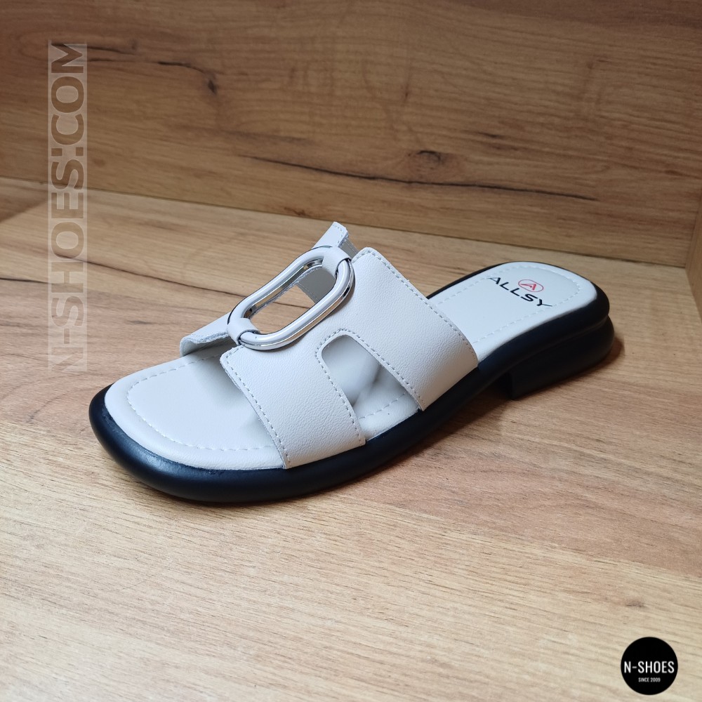 Шкіряні сабо Allsy 208137 Lonza 035-3 037-2 6119 у стилі Hermès Oran