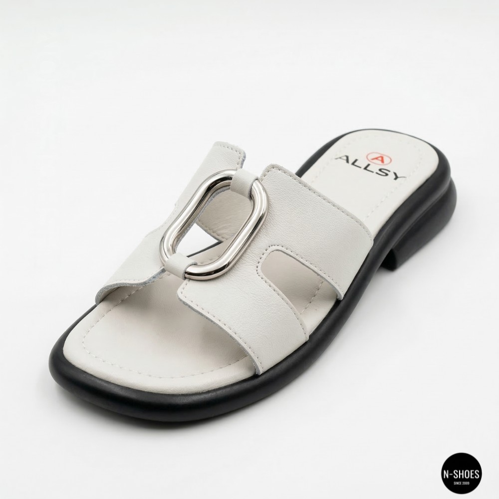 Шкіряні сабо Allsy 208137 Lonza 035-3 037-2 6119 у стилі Hermès Oran