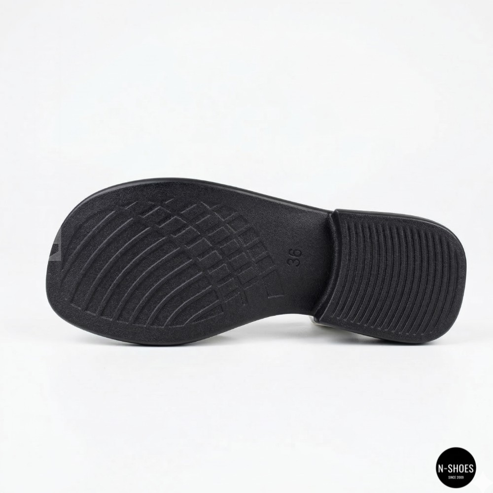 Шкіряні жіночі сабо Allsy 208138 037-3 Lonza Black 6120