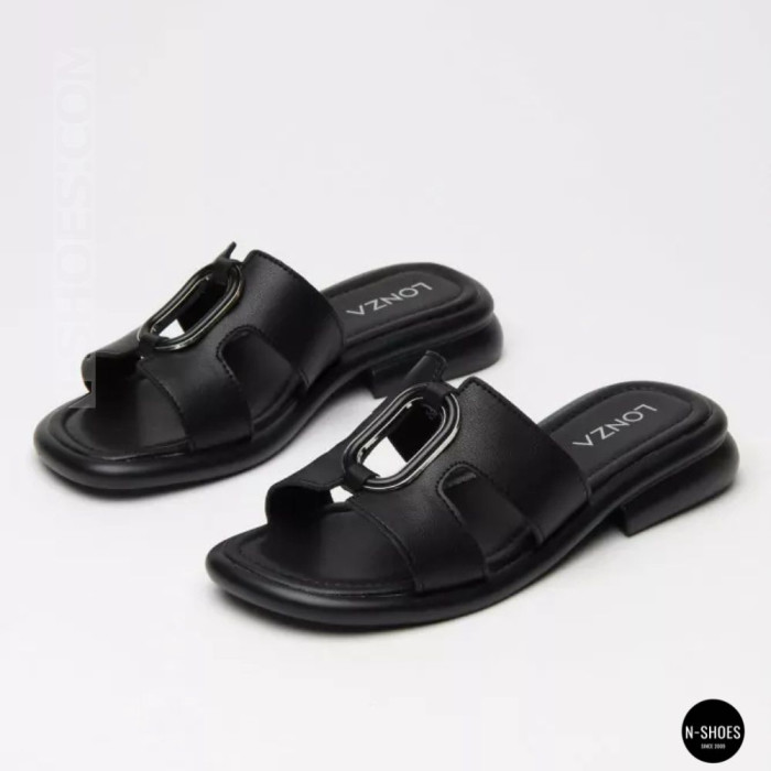 Кожаные женские сабо Allsy 208138 037-3 Lonza 212475 Black 6120
