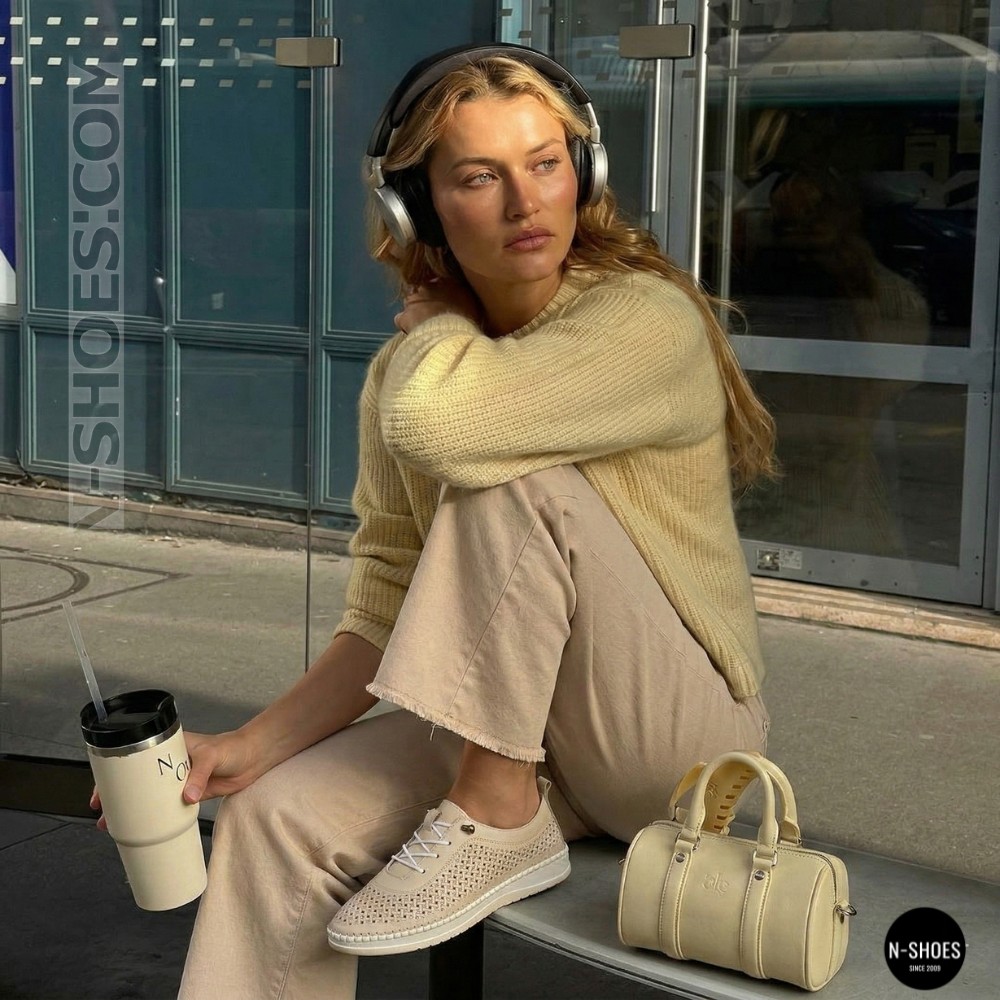 Кожаные мокасины с перфорацией Anna Lucci и Lonza (Турция) 211945 1800 SILVER GREY 214363 AP 6121