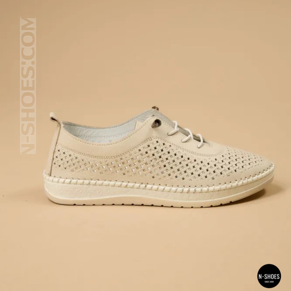 Кожаные мокасины с перфорацией Anna Lucci и Lonza (Турция) 211945 1800 SILVER GREY 214363 AP 6121