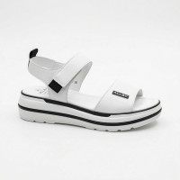 Жіночі білі шкіряні босоніжки Allsy 207205 2970-1 WHITE lonza 207206 6122 універсальні