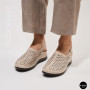 Жіночі бежеві шкіряні босоніжки із закритим носком Allsy Lonza 207212 3815-2 MILK (AY) 2026 6123
