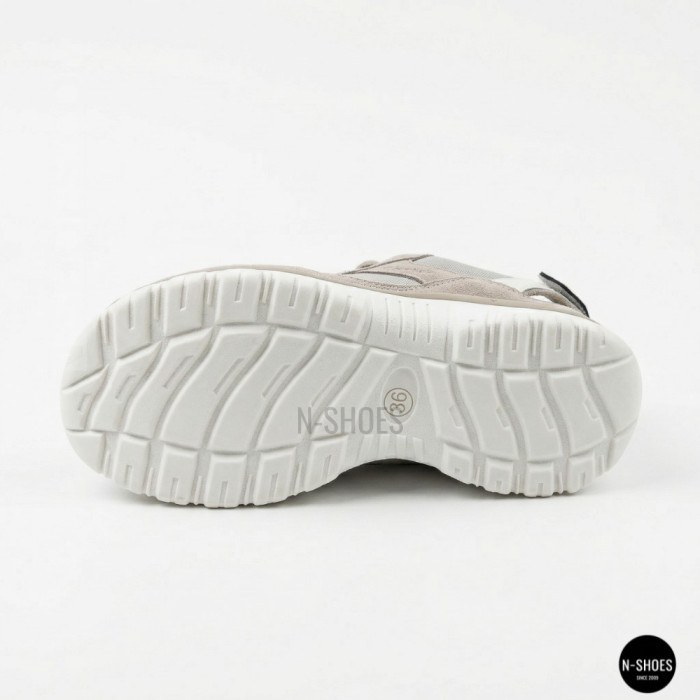 Жіночі спортивні босоніжки Allsy 208350 60270-1 Lonza 208353 APRICOT WHITE 6124 на липучках