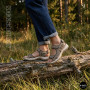 Women's Sports Velcro Sandals Allsy 208361 60874-6 Lonza BEIGE 6125