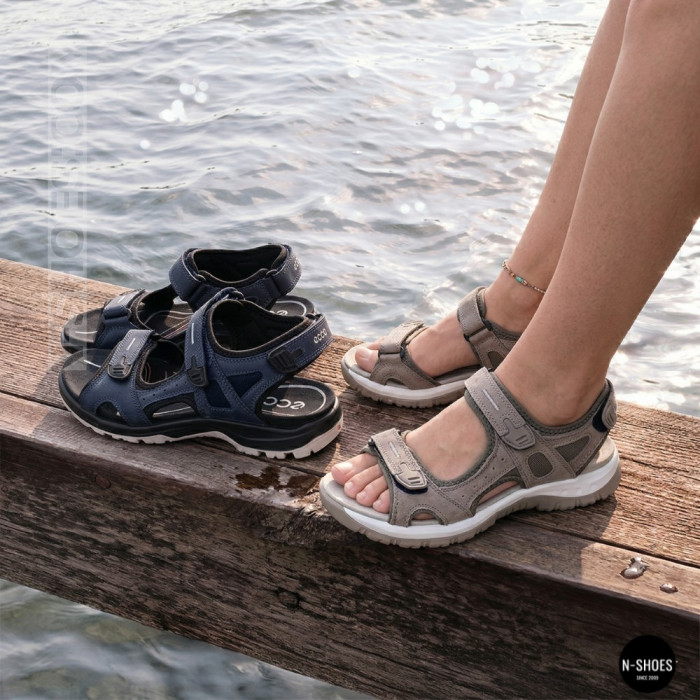 Спортивные женские босоножки на липучках Allsy 208361 60874-6 Lonza 212356 BEIGE 6125