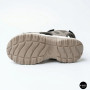 Women's Sports Velcro Sandals Allsy 208361 60874-6 Lonza BEIGE 6125