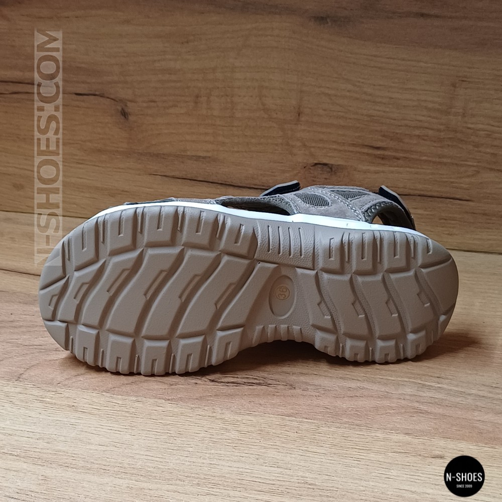 Women's Sports Velcro Sandals Allsy 208361 60874-6 Lonza BEIGE 6125
