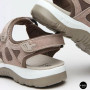 Women's Sports Velcro Sandals Allsy 208361 60874-6 Lonza 212356 BEIGE 6125