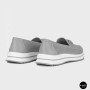 Жіночі сірі шкіряні мокасини з перфорацією Allsy Lonza 207262 A09-7721-4 GREY 207263 6127