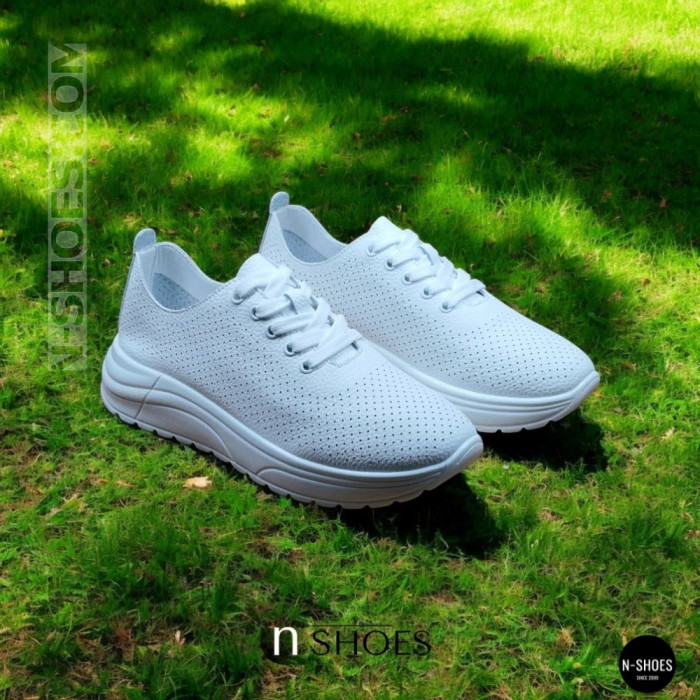 Шкіряні перфоровані мокасини Allsy 207096 Q1-003-010 Lonza WHITE AY 2026 6128