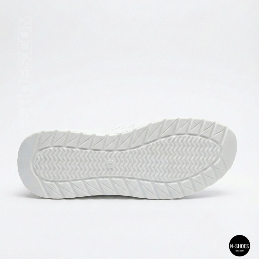 Кожаные перфорированные мокасины Allsy 207096 Q1-003-010 Lonza  WHITE AY 2026 6128