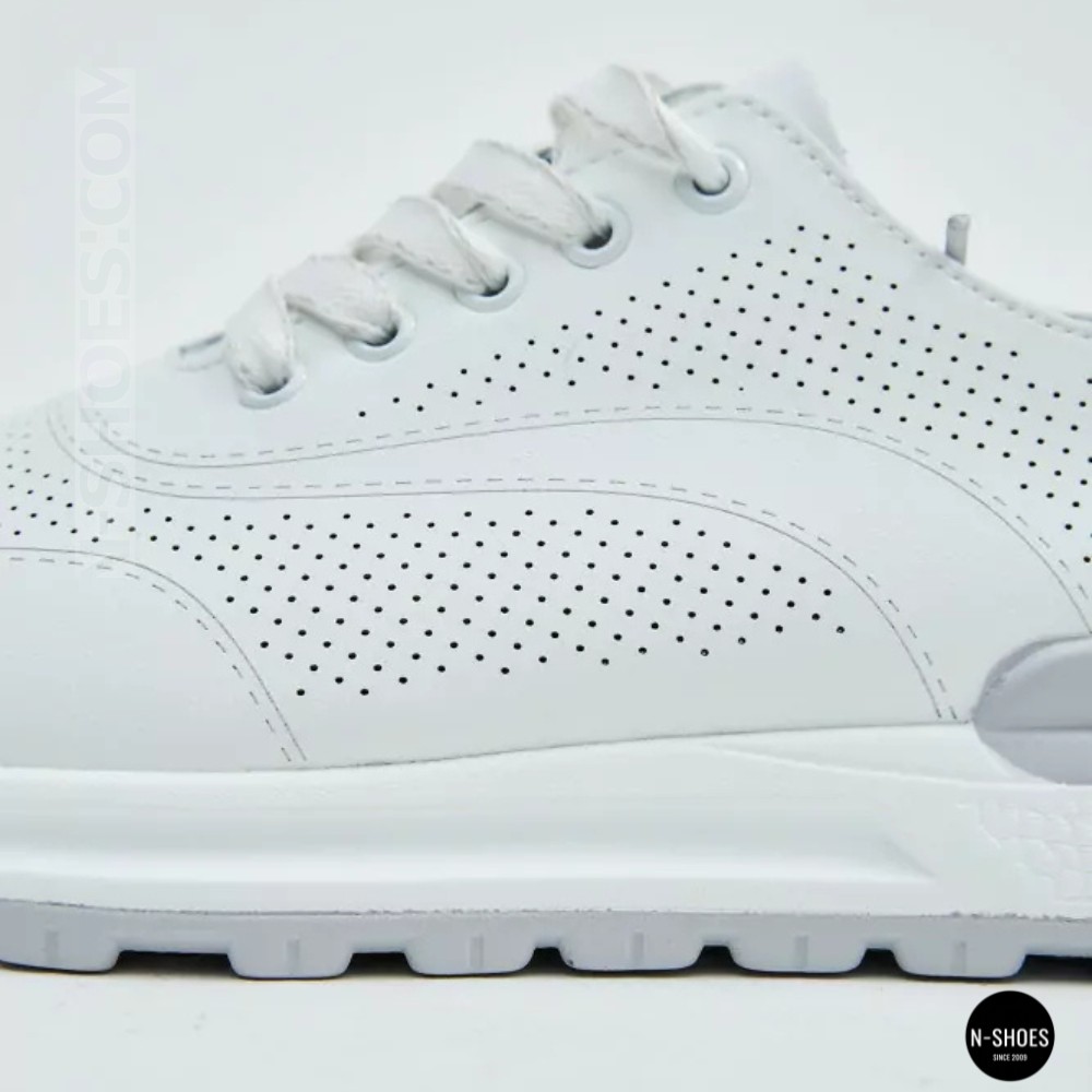 Кожаные мокасины Allsy 207105 Q1-018-010 WHITE lonza 207106 2026 6129 с перфорацией