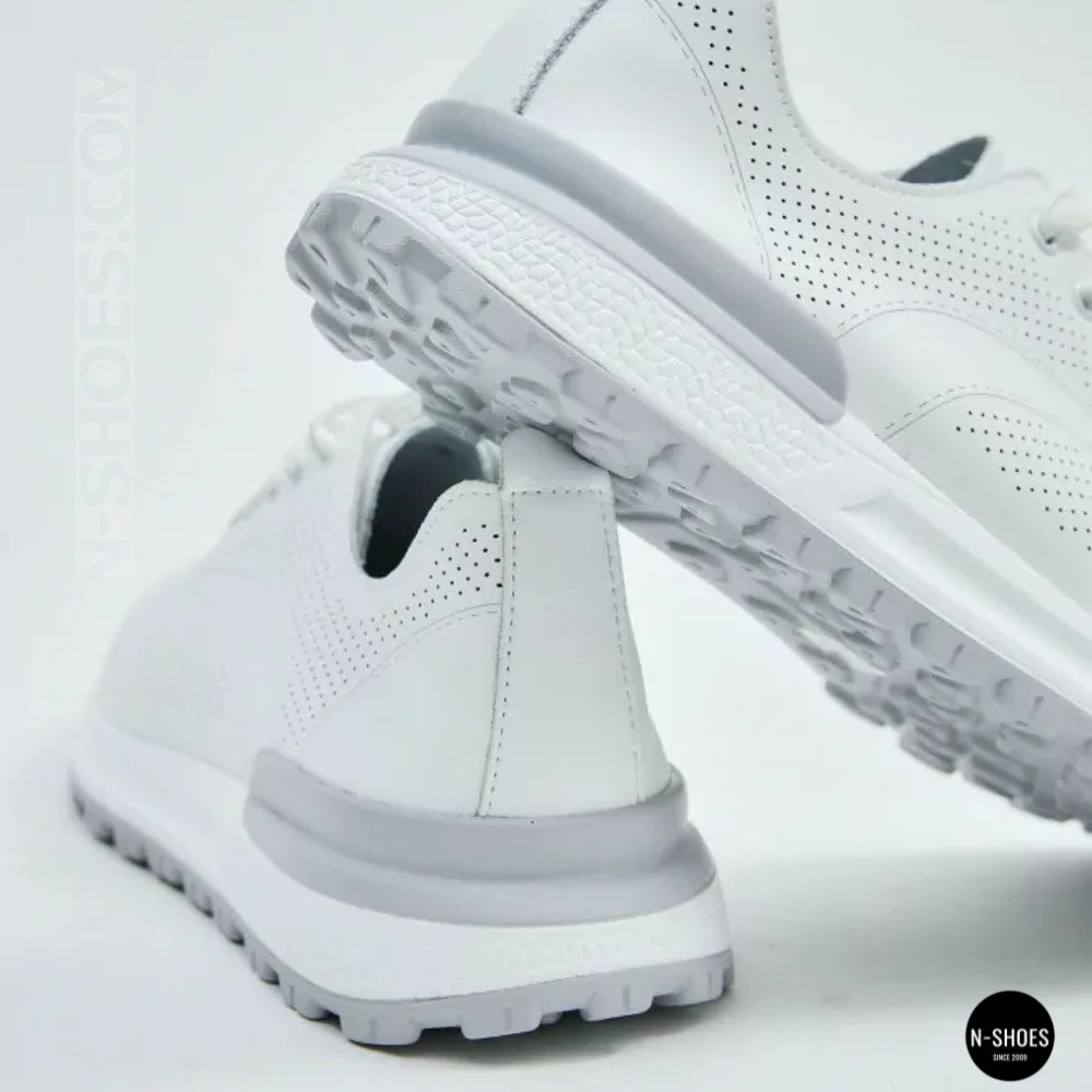 Кожаные мокасины Allsy 207105 Q1-018-010 WHITE lonza 207106 2026 6129 с перфорацией