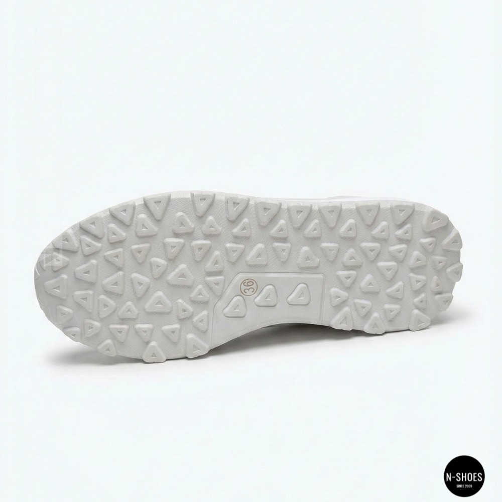 Бежевые мокасины с перфорацией Allsy 207108 Q1-018-011 Lonza 207110 BEIGE AY 6130