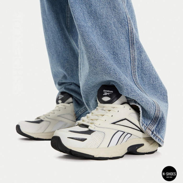 Women's Light-Black Sneakers Reebok CEO-ROAD PRIME 100208662 Écru 6132