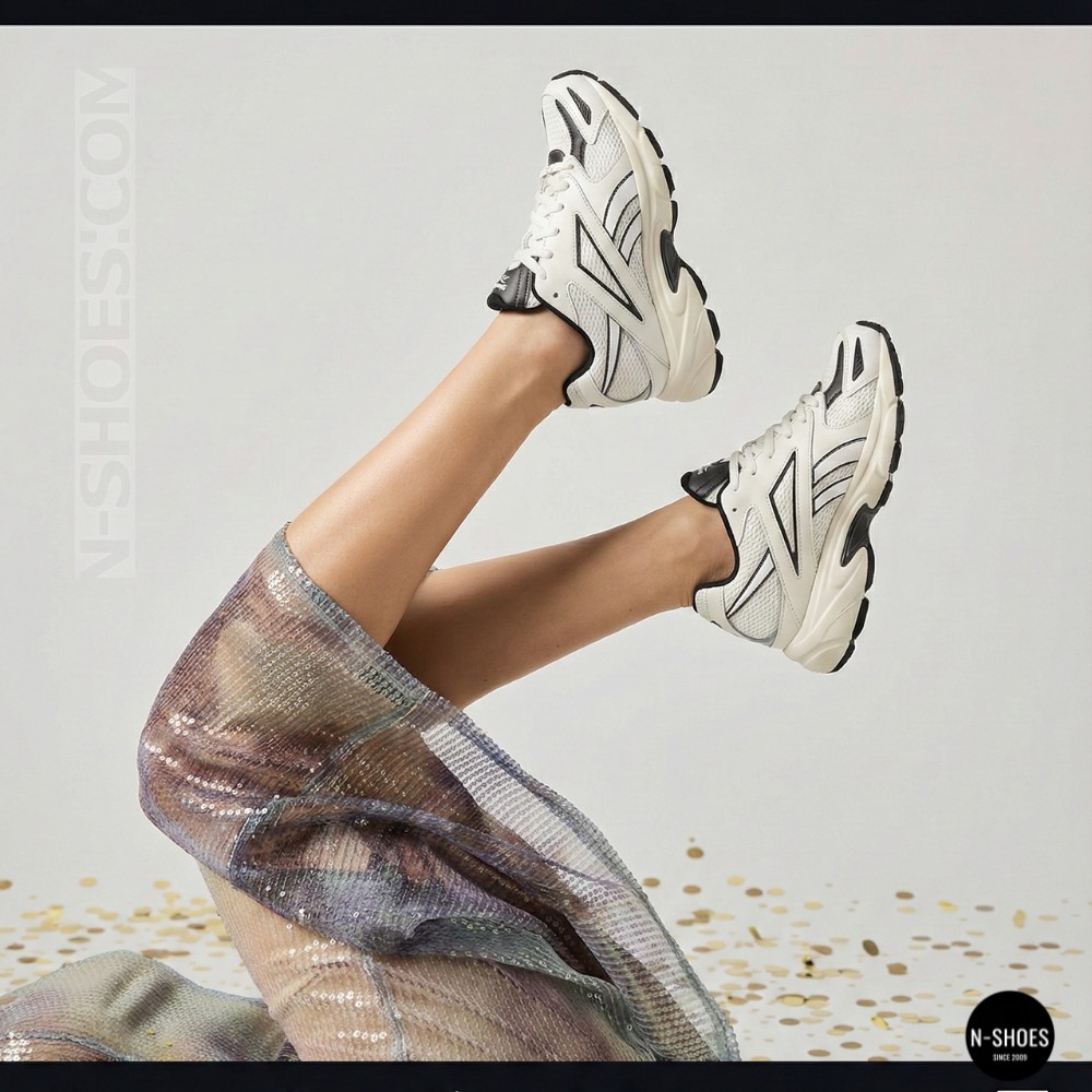 Жіночі світло-чорні кросівки Reebok CEO-ROAD PRIME 100208662 Écru 6132