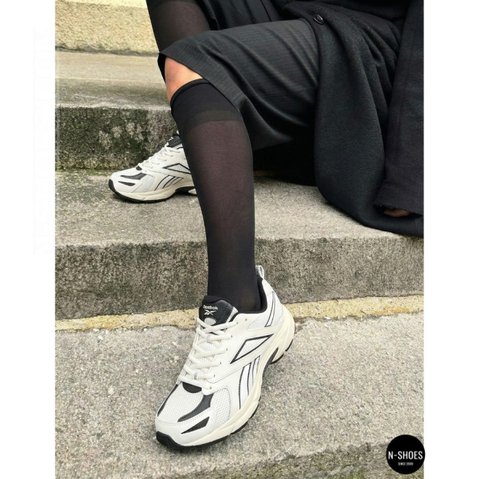 Women's Light-Black Sneakers Reebok CEO-ROAD PRIME 100208662 Écru 6132