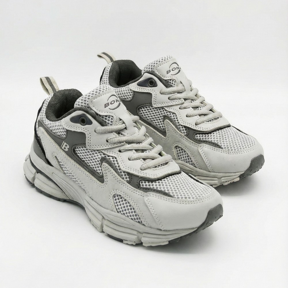 Шкіряні жіночі кросівки Bona 978-M2 Grey-Dark grey 6135