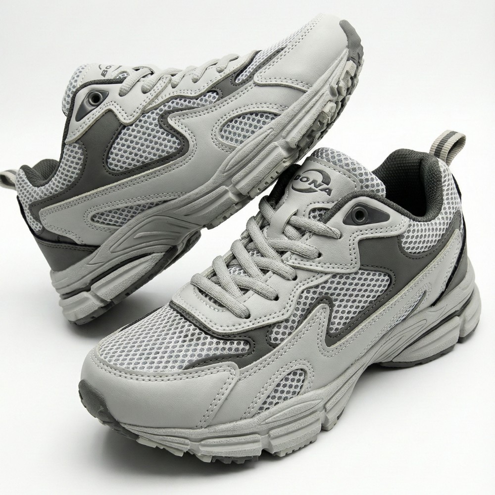 Шкіряні жіночі кросівки Bona 978-M2 Grey-Dark grey 6135