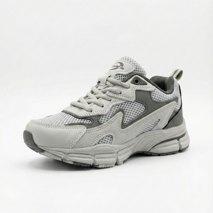 Leather Women's Sneakers Bona 978-M2 Grey-Dark grey 6135