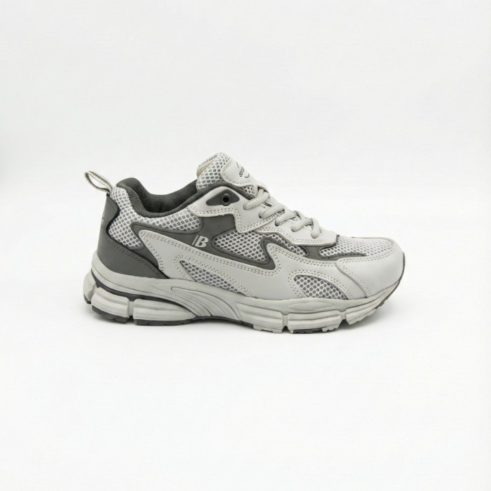 Leather Women's Sneakers Bona 978-M2 Grey-Dark grey 6135
