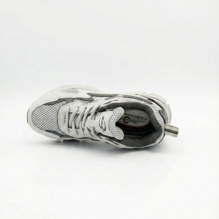 Leather Women's Sneakers Bona 978-M2 Grey-Dark grey 6135