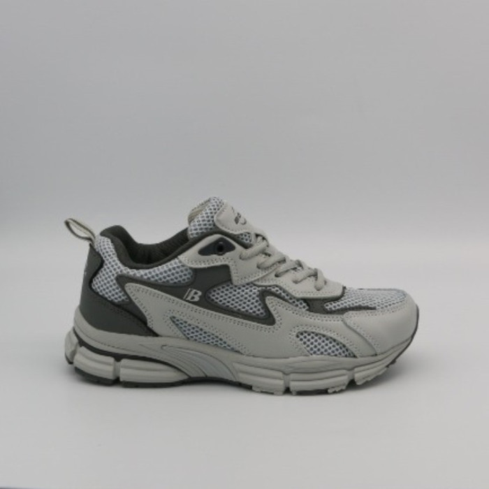 Leather Women's Sneakers Bona 978-M2 Grey-Dark grey 6135