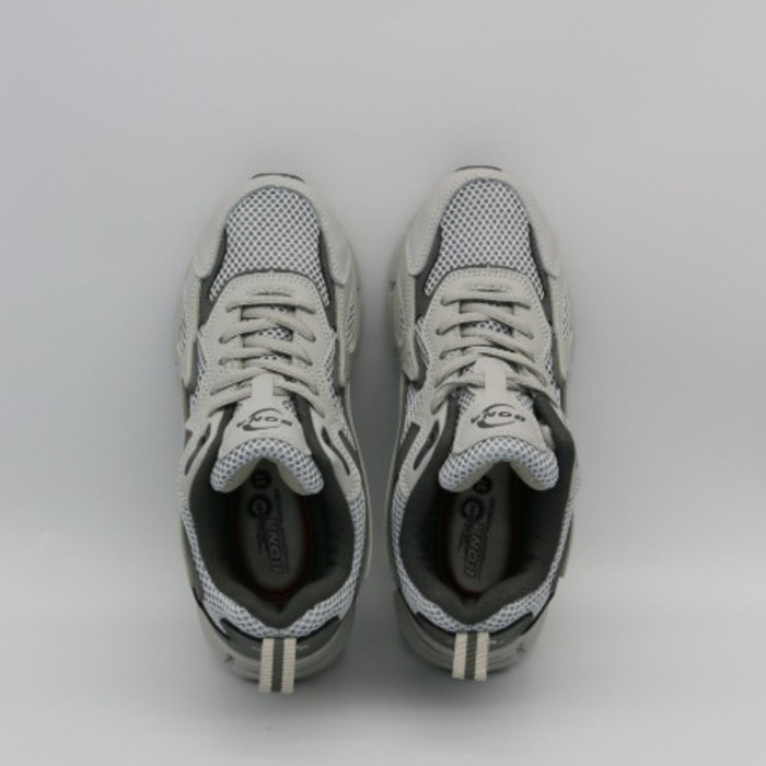 Leather Women's Sneakers Bona 978-M2 Grey-Dark grey 6135