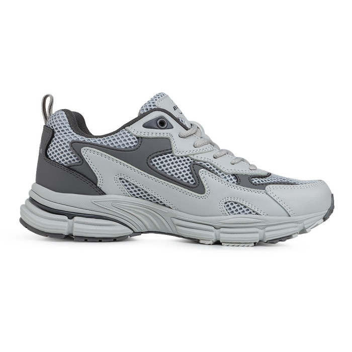 Leather Women's Sneakers Bona 978-M2 Grey-Dark grey 6135