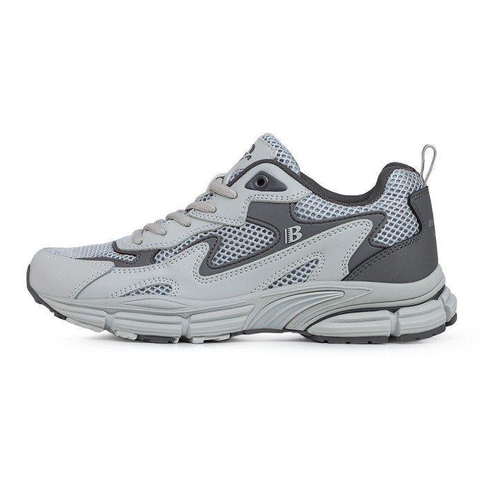 Leather Women's Sneakers Bona 978-M2 Grey-Dark grey 6135