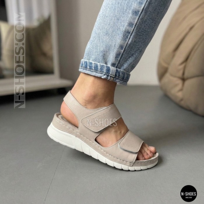 Кожаные комфортные босоножки Allsy 207125 Lonza 207126 198394 2208-37066-2 grey 6140 в