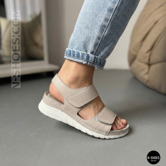 Кожаные комфортные босоножки Allsy 207125 Lonza 207126 198394 2208-37066-2 grey 6140 в