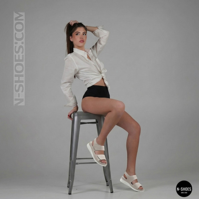 Кожаные комфортные босоножки Allsy 207125 Lonza 207126 198394 2208-37066-2 grey 6140 в