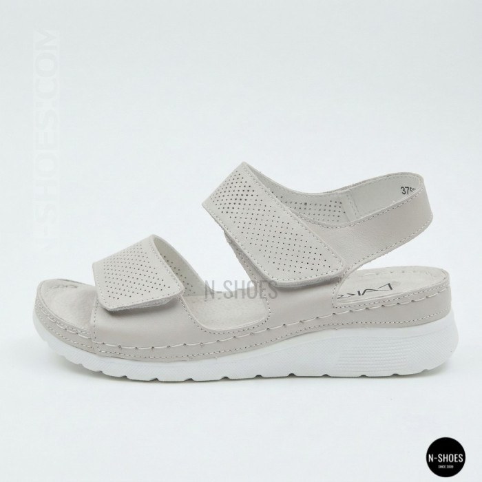 Кожаные комфортные босоножки Allsy 207125 Lonza 207126 198394 2208-37066-2 grey 6140 в