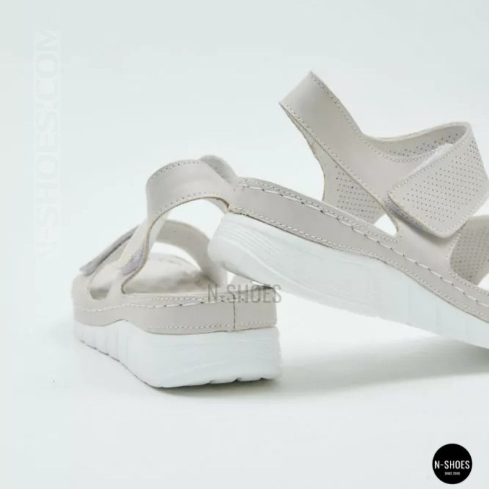 Кожаные комфортные босоножки Allsy 207125 Lonza 207126 198394 2208-37066-2 grey 6140 в