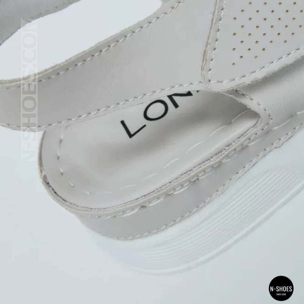 Шкіряні комфортні босоніжки Allsy 207125 Lonza 207126 198394 2208-37066-2 grey 6140 в стиле Ecco Flowt