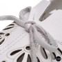 Жіночі білі шкіряні мокасини з перфорацією Allsy 208174 l2-5273-1 lonza white AY 6143