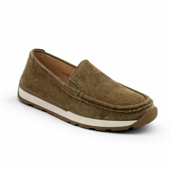 Женские замшевые лоферы Allsy 208210 5-056993-28 6145 стиль Santoni