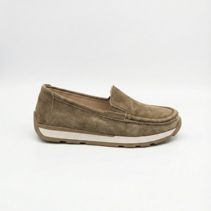 Женские замшевые лоферы Allsy 208210 5-056993-28 6145 стиль Santoni