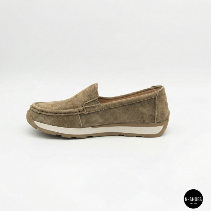 Женские замшевые лоферы Allsy 208210 5-056993-28 6145 стиль Santoni