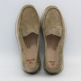Women's Suede Loafers Allsy 208210 д5-056993-28 (Khaki 6145) Santoni Style