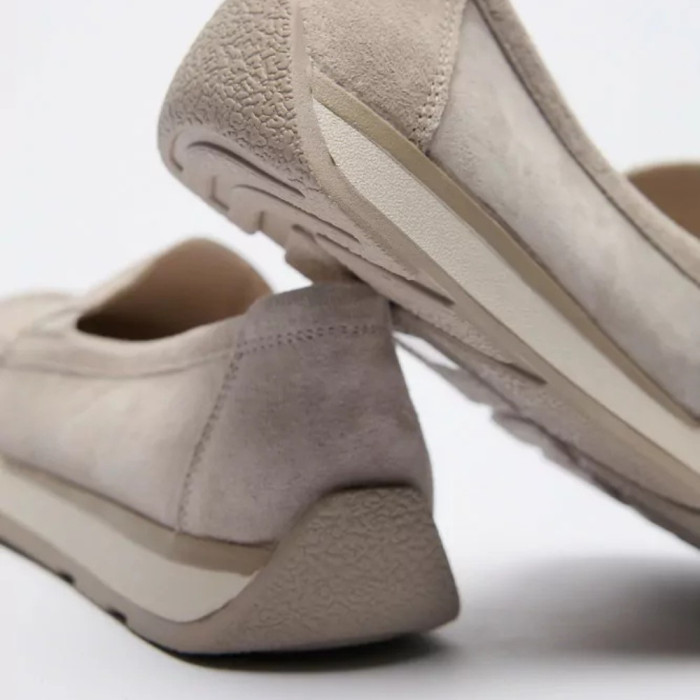 Женские замшевые лоферы Allsy 208210 5-056993-28 6145 стиль Santoni