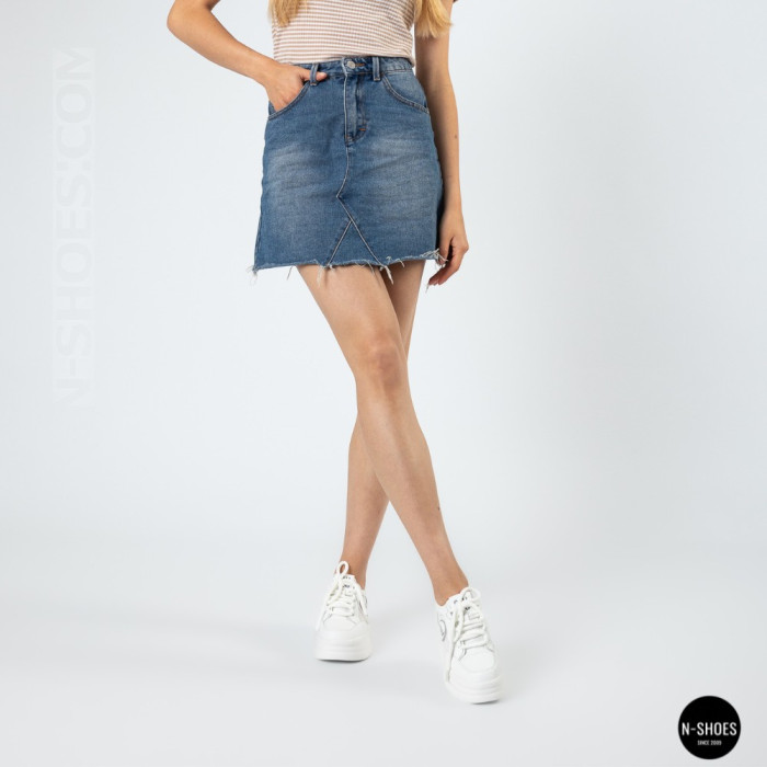 Allsy 207391 f6808-5 White-Grey Platform Sneakers